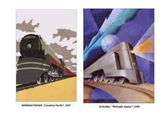 Cómo los trenes han sido representados en la pintura