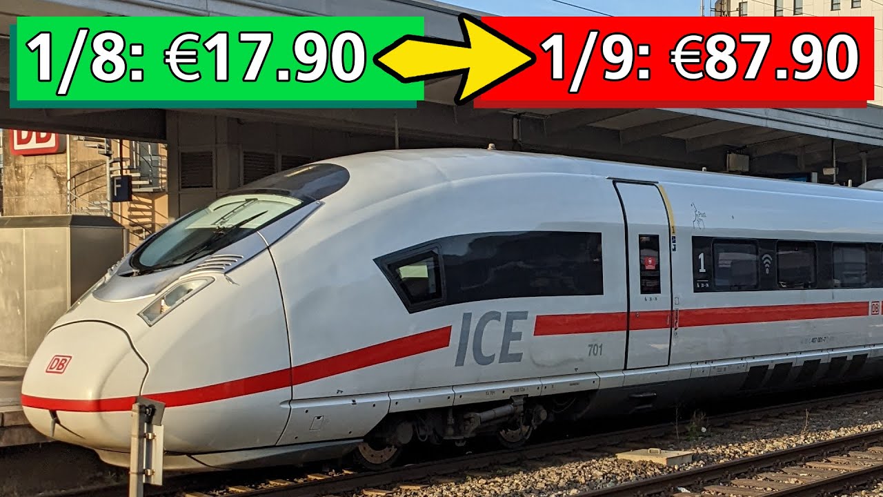 Mejor momento para comprar boletos para conexiones de tren