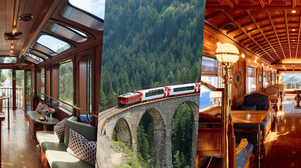 Trenes con impresionantes rutas panorámicas temáticas en el mundo