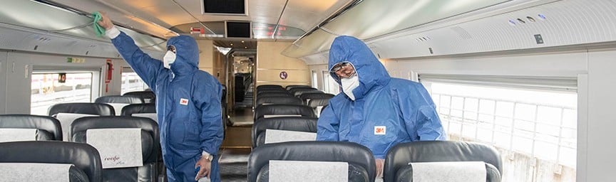 Qué protocolos seguir durante pandemias en trenes